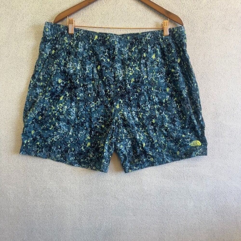 The North Face Printed Class V Pull-On Shorts Men's XXL Stretch Hiking Outdoor